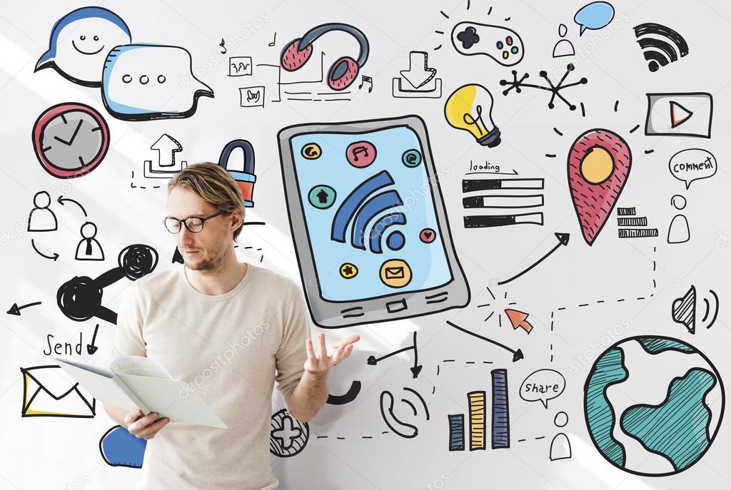 Resultado de imagen para fotos de alumnos trabajando con las redes sociales