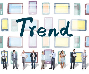 iş takım ayakta birlikte