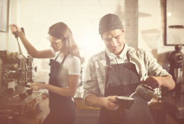 Barista kahve hazırlamak
