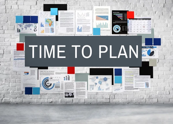 Time To Plan Management Concept — Stock Photo, Image