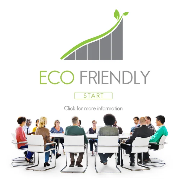 Business Team en Eco vriendelijke Concept — Stockfoto