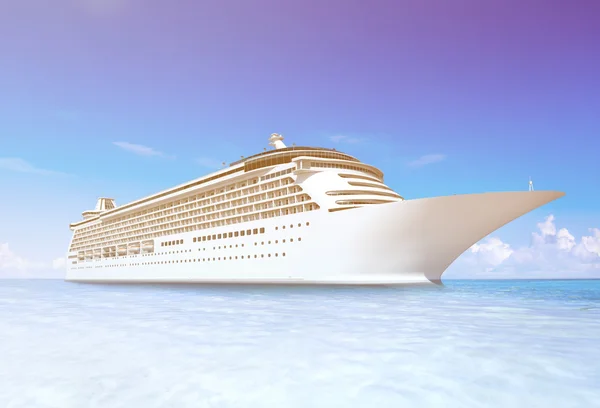 Nave de yate o crucero, concepto escénico — Foto de Stock