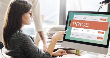 Ofiste çalışan iş ekibi.