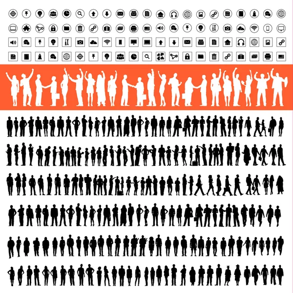 Icônes graphiques différentes — Image vectorielle