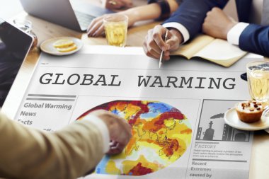 insanlar küresel ısınma konusunda tartışırken