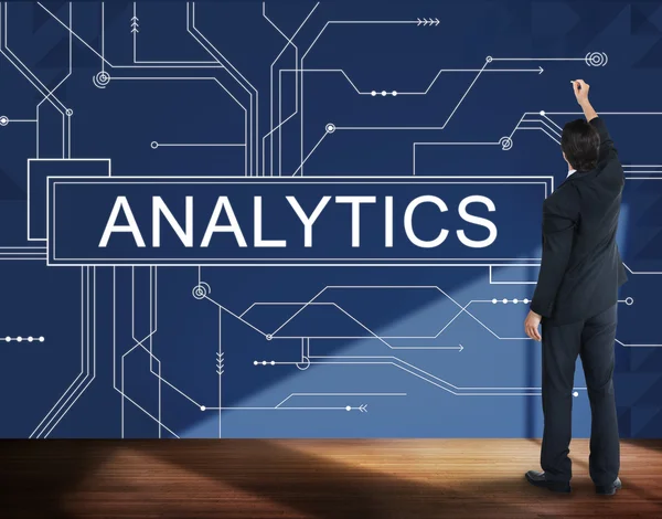 Businessman and Analytics Concept — Stock Photo, Image