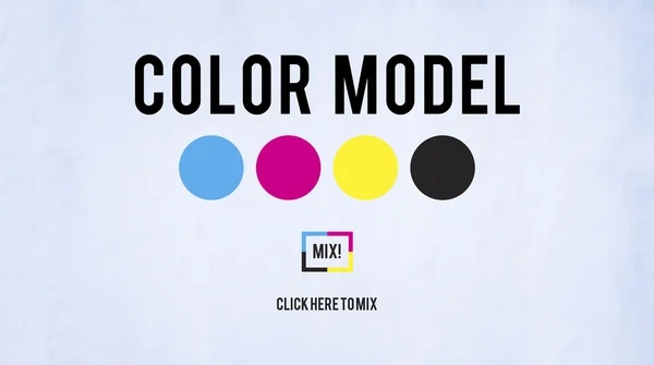 Farbdruckfarbenkonzept — Stockfoto