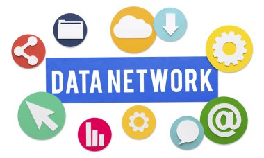 Grafik metin ve veri ağı