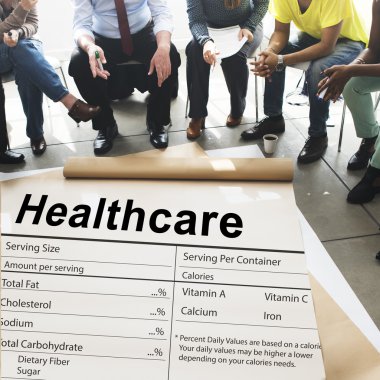 insanlar sağlık poster üzerinde