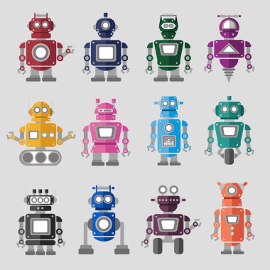 grafik robot simgeler