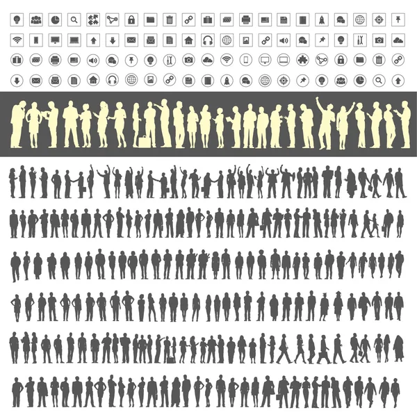 Defferent grafik simgeleri — Stok Vektör