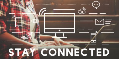 Arka plan üzerine yazarak kadın