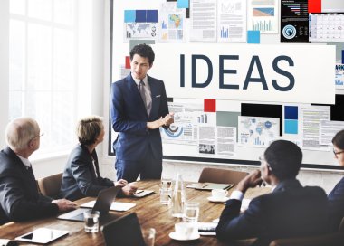 Ofiste çalışan iş ekibi. 