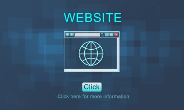 Şablon Web sitesi konsepti ile