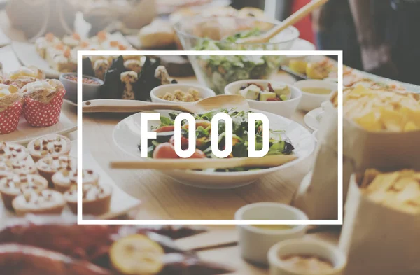 Qualitativ hochwertiges Essen, Essen im Restaurant-Konzept — Stockfoto