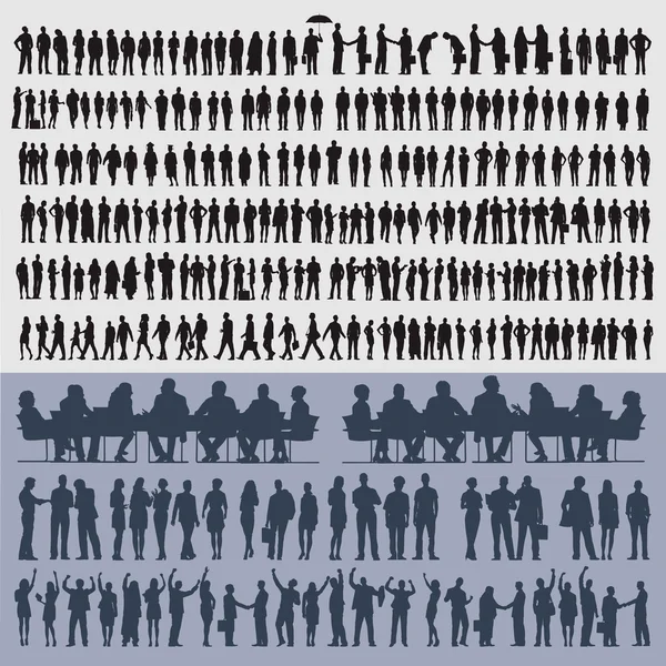 Иконки графических людей — стоковый вектор