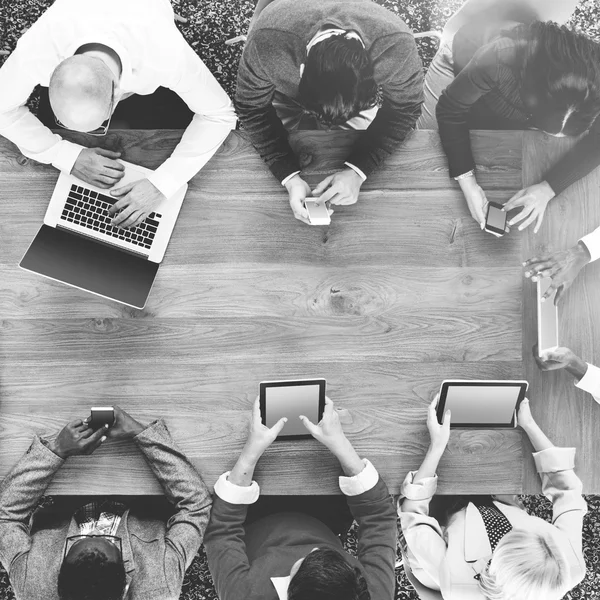 Bedrijfsteam aan het werk — Stockfoto