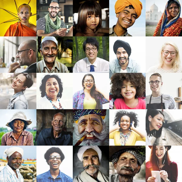 Diversità etnica persone — Foto Stock