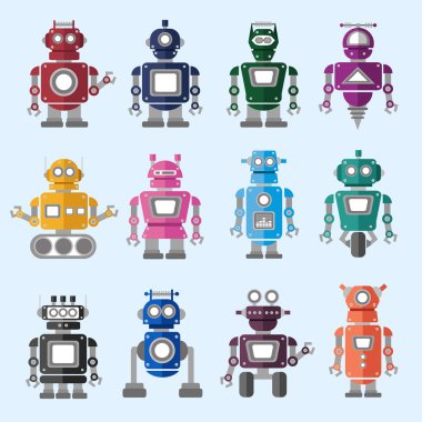 grafik robot simgeler
