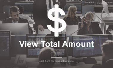 çalışma iş adamları ve toplam tutar