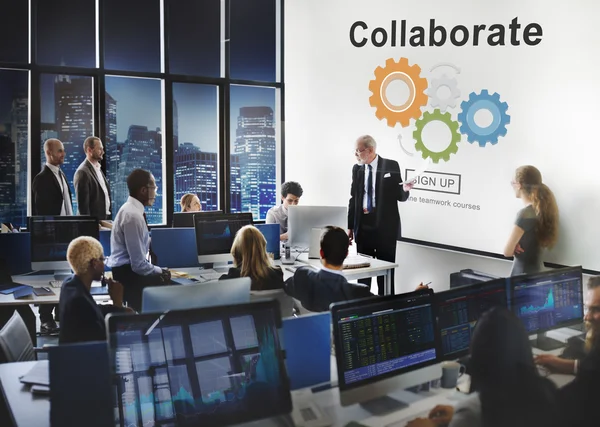 Business people working and Collaborate — Stock Photo, Image