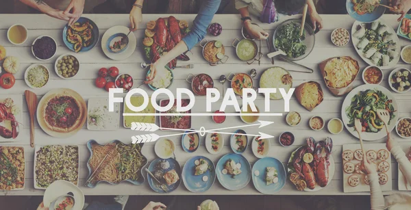 Buffet Party Concept — Stock Photo, Image