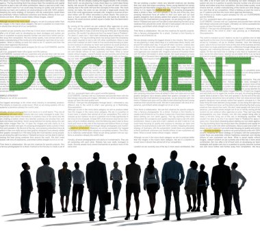 İş grubunun siluetleri