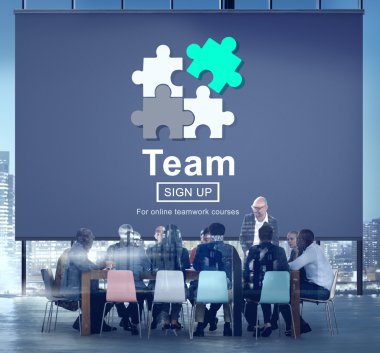 çalışan iş adamları 