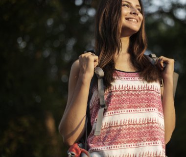 doğada vakit kadın