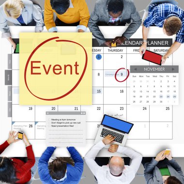 Ofiste çalışan iş ekibi.