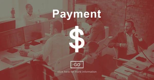 People working and Payment Concept — Stock Photo, Image