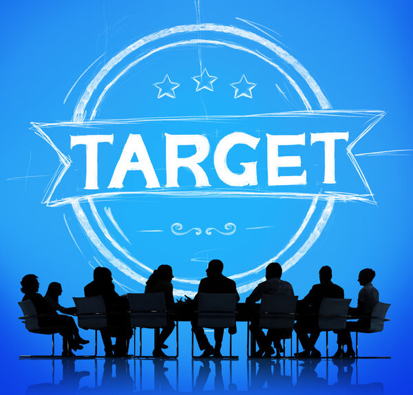 Силуэты бизнес-группы
