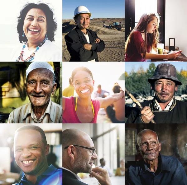 Diversità etnica persone — Foto Stock