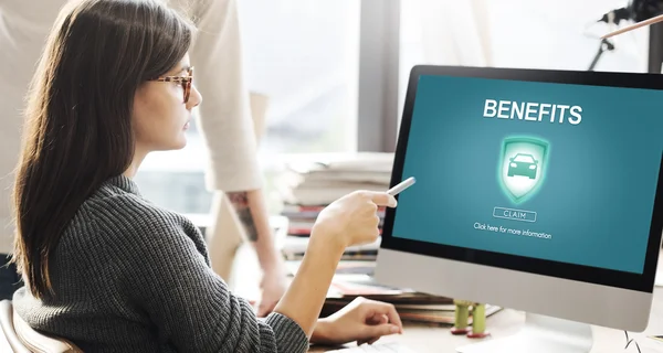 Bedrijfsteam aan het werk — Stockfoto