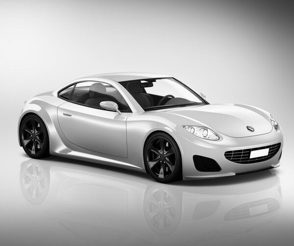 modern car illustration