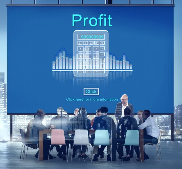 Group of Business People at meeting — Stock Photo, Image