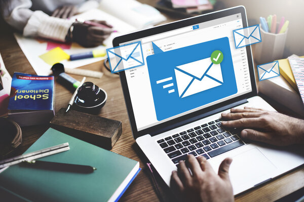 People working with computer