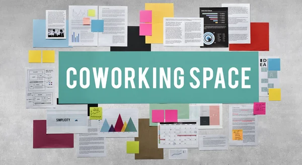Konseptet "Coworking Space Independence" – stockfoto
