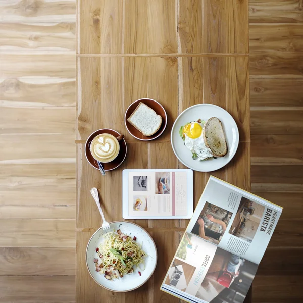 Café da manhã, conceito de qualidade — Fotografia de Stock