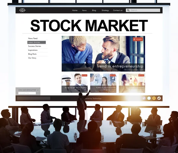 Hemsida och E-Business handel — Stockfoto