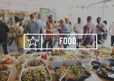 Resepsiyon yemek yeme insanlar