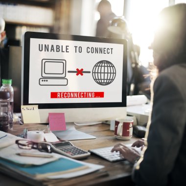 Ofiste çalışan iş adamları