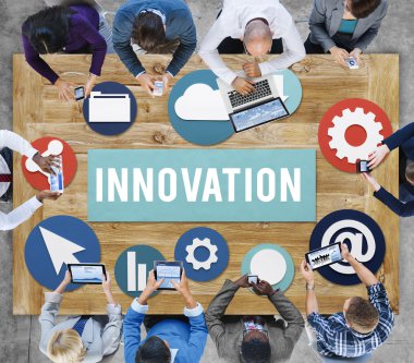 Ofiste çalışan iş ekibi.