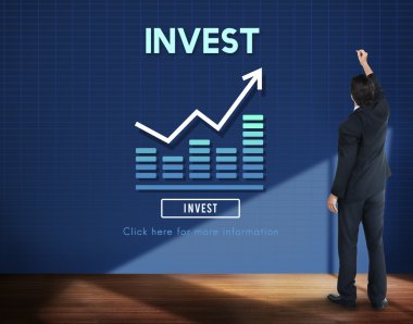 İşadamı tebeşir ile yazma