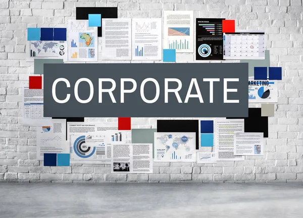 Koncepcja organizacji korporacyjnych — Zdjęcie stockowe