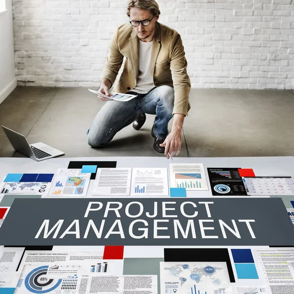 Projektmanagement-Konzept — Stockfoto