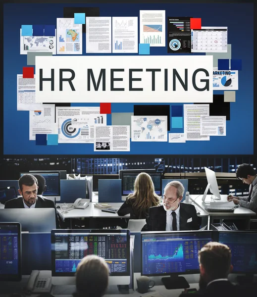 Vedoucí pracovníci a Hr Meeting — Stock fotografie