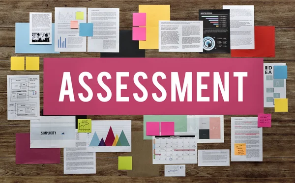 Bewertung Analysen Prüfungskonzept — Stockfoto