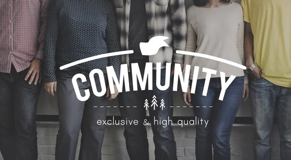 Diversiteit mensen met Gemeenschap — Stockfoto
