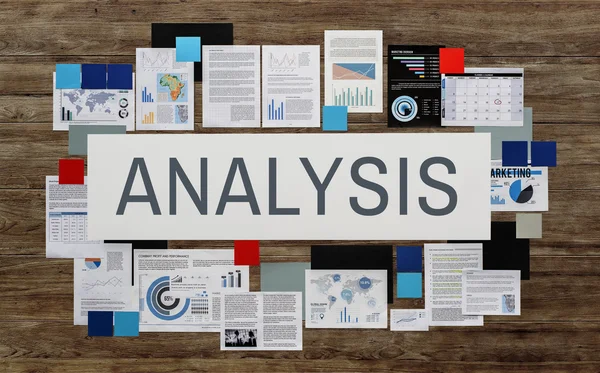 Concepto de información del sistema de análisis de datos — Foto de Stock